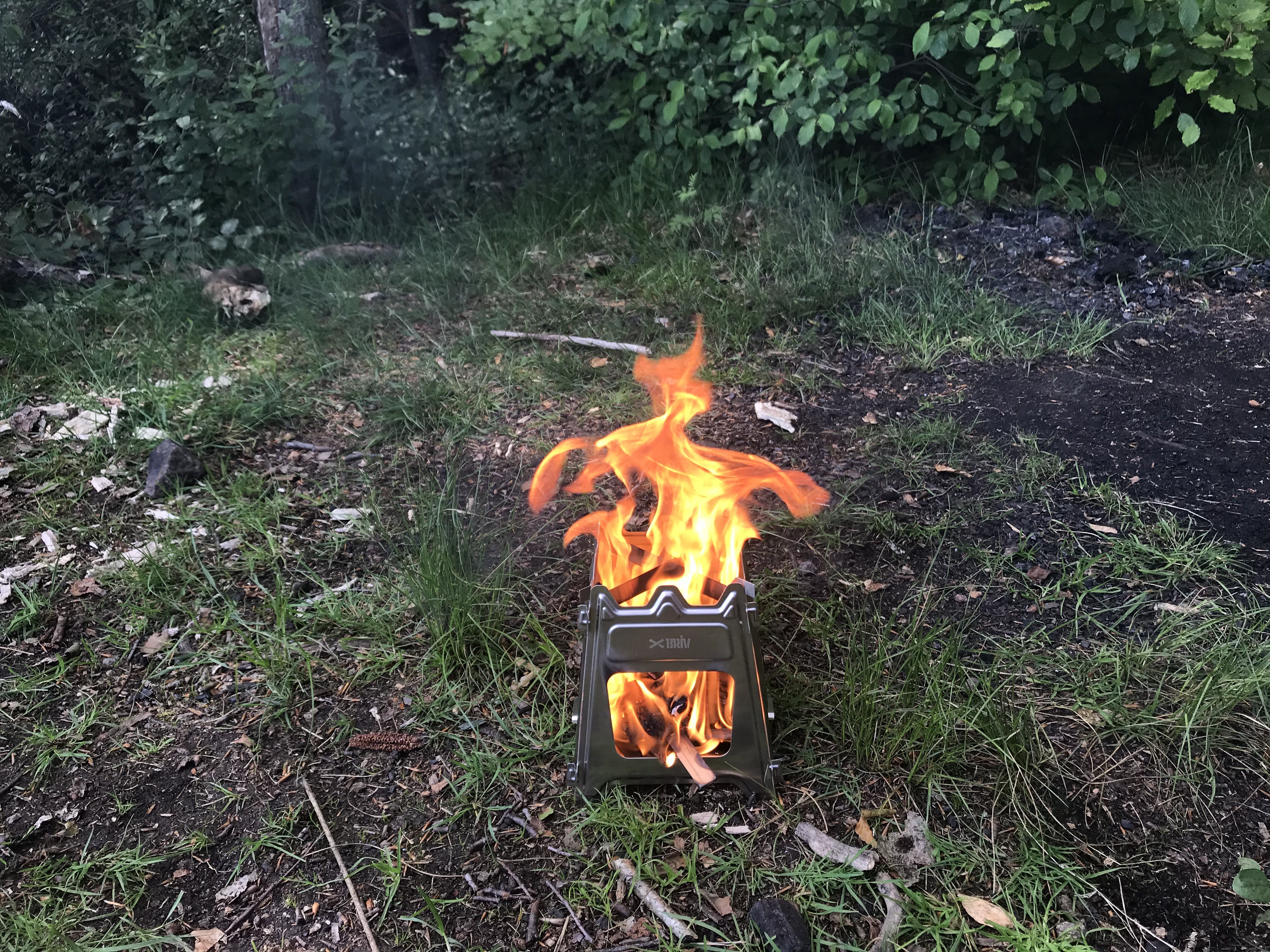 Briv Outdoor Stove rostfri med väska