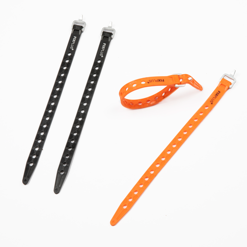 Spännband FixPlus 2-pack 23 cm Svart