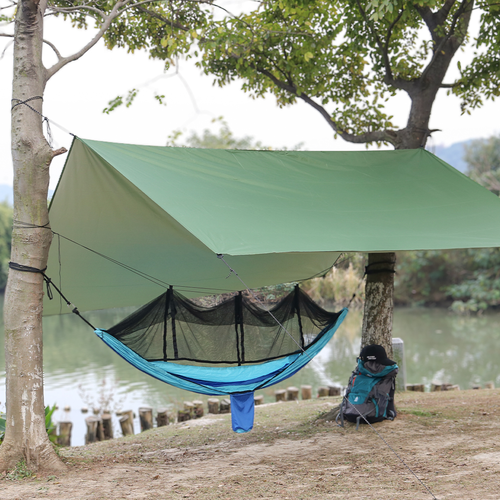 Tarp 3x3 m  100% Polyester, 3000 mm waterproof, UV proof