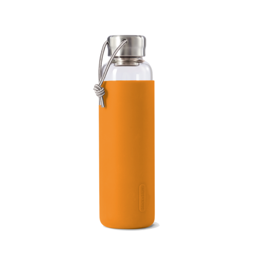 BLACK+BLUM Glasflaska Rubber 600 ml Orange