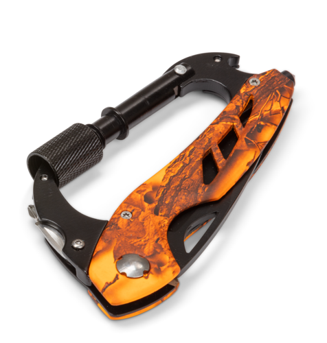 Karbinhakekniv Multi Orange camo