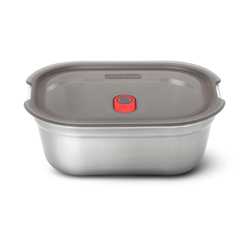 BLACK+BLUM Steel box Large 1200 ml Grå/röd