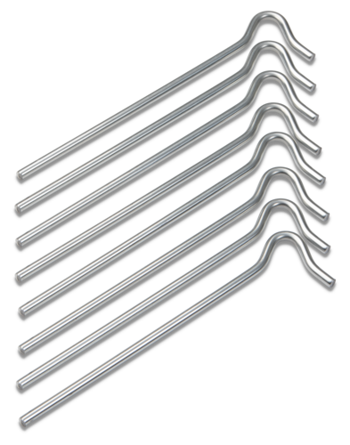 Briv Tältpinne metall 20 cm/ 5mm, 8-pack