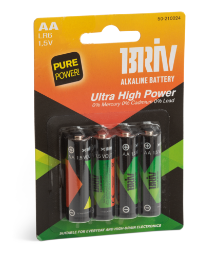 Batteri AA LR6 - 4-pack