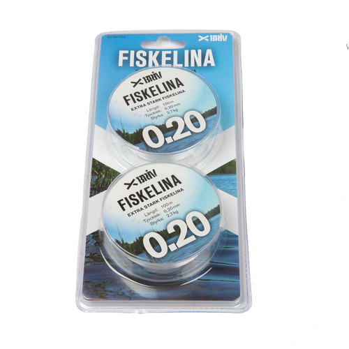 Fiskelina 2x100 m  0,20 mm 2,7 kg