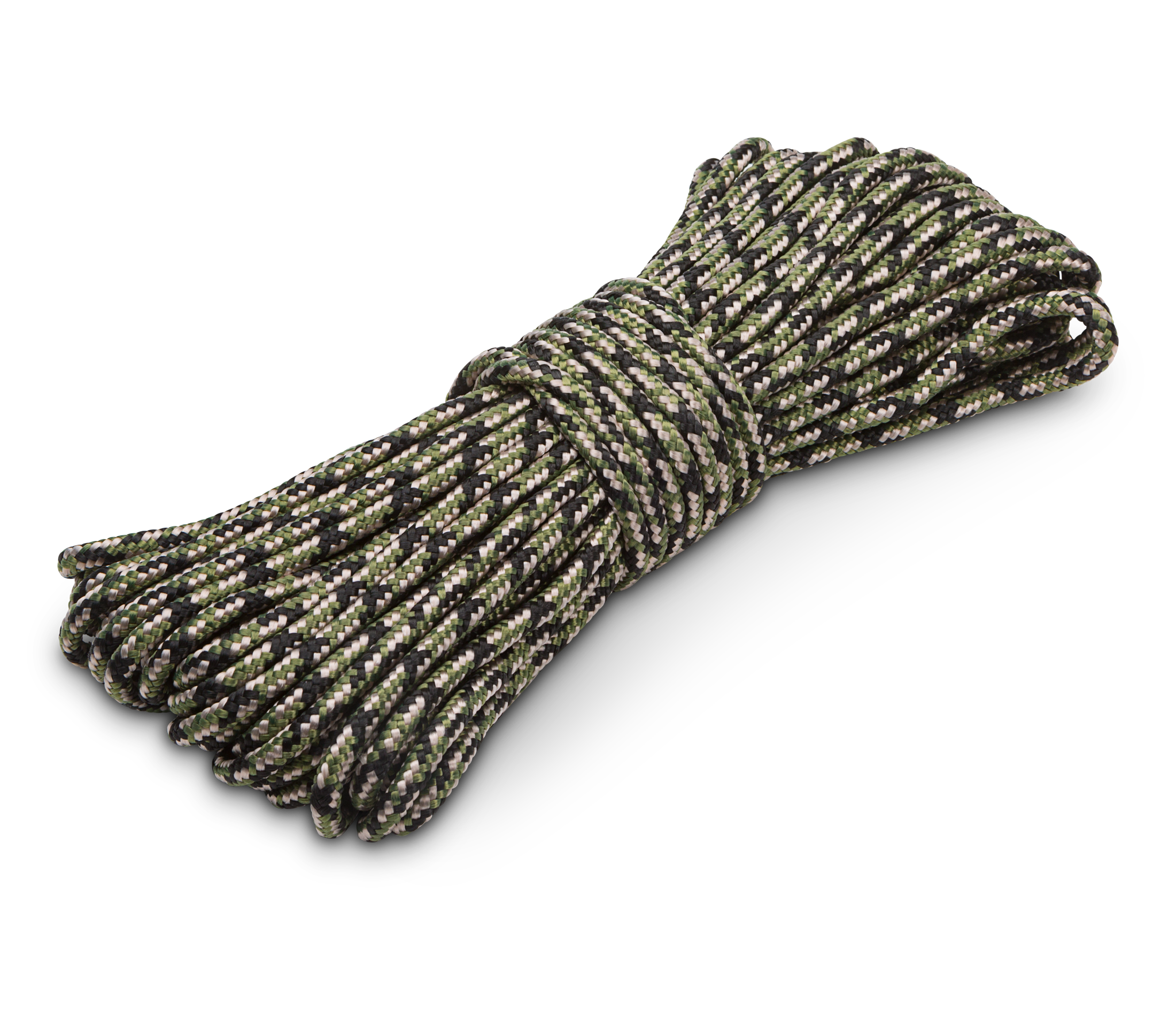 Utility rope Briv Woodland Camo - 4 mm 15 m